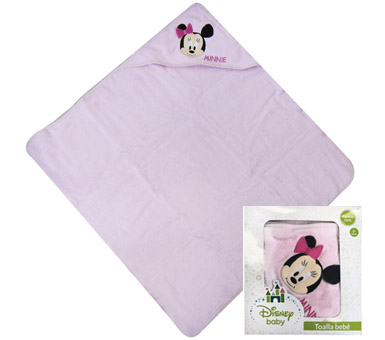 TOALLA CON CAPUCHA DISNEY PARA NIÑA