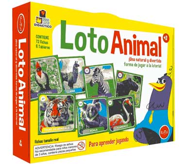 JUEGO LOTO ANIMAL