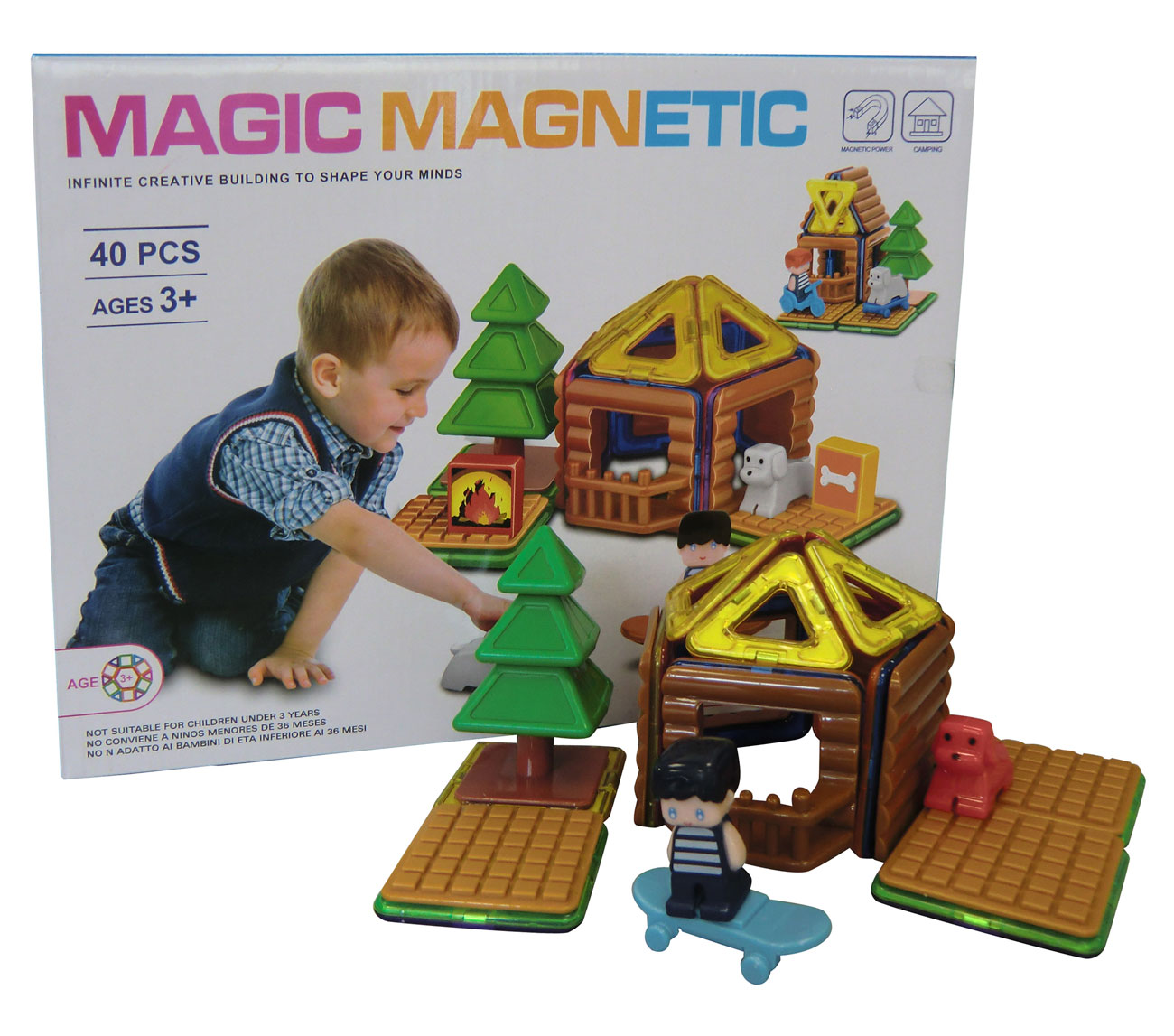 JUEGO MAGNETICO 40 PZAS