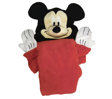 MANTA POLAR CON CAPUCHA MICKEY